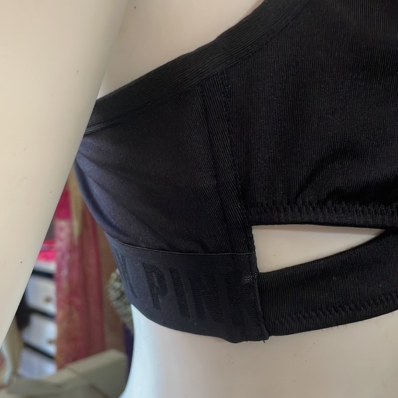 Victoria’s Secret Sport Bra Pink Ultimate Lightly Lined Removable Padding NEW - Picture 8 of 11